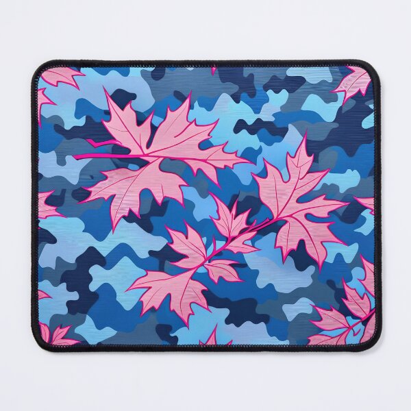 Item preview, Pink Blue Camouflage Pattern designed and sold by TheArtOfPat.
