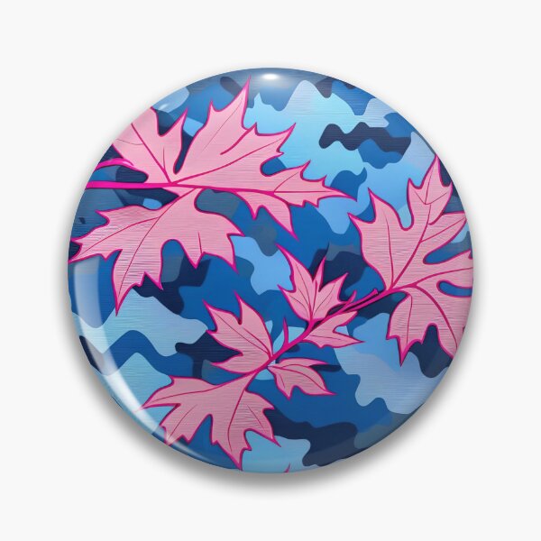 Item preview, Pink Blue Camouflage Pattern designed and sold by TheArtOfPat.