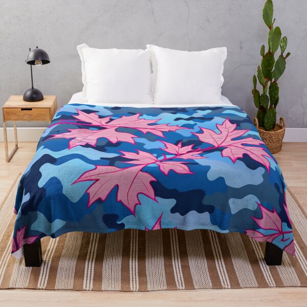 Item preview, Pink Blue Camouflage Pattern designed and sold by TheArtOfPat.