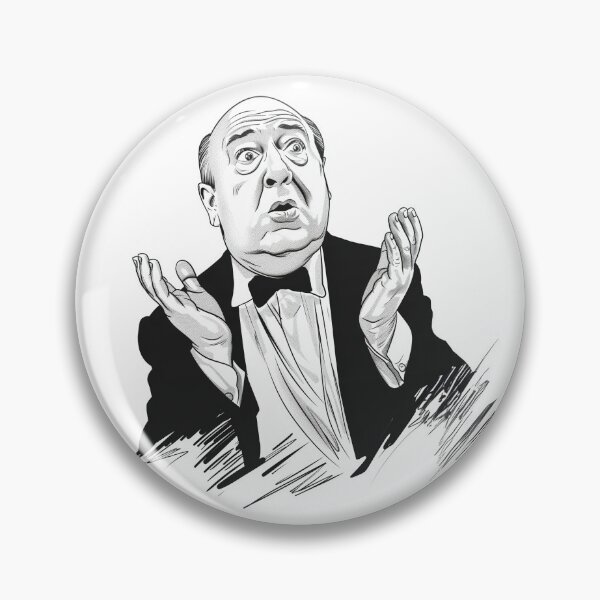 Item preview, AlfredHitchcock Fan Art designed and sold by LoveLaxmi Arts.