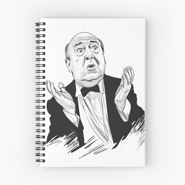 Item preview, AlfredHitchcock Fan Art designed and sold by LoveLaxmi Arts.