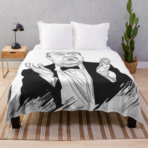 Item preview, AlfredHitchcock Fan Art designed and sold by LoveLaxmi Arts.