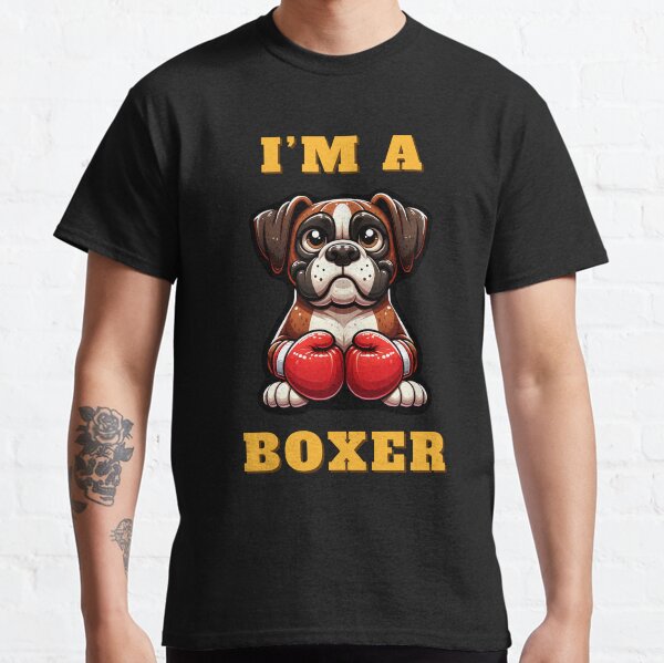 Item preview, A Boxer With Boxing Gloves designed and sold by HipsterThis.