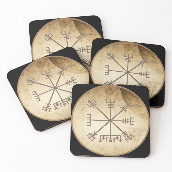 Item preview, Vegvsir, Viking Compass, Icelandic Magical Stave designed and sold by CulturalCurios.