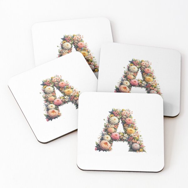 Item preview, Letter “A” containing flowers designed and sold by yeekazar.