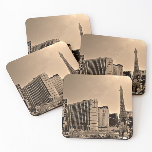 Item preview, Eiffel Tower Paris and Ballys Hotel Las Vegas America designed and sold by AndyEvansPhotos.
