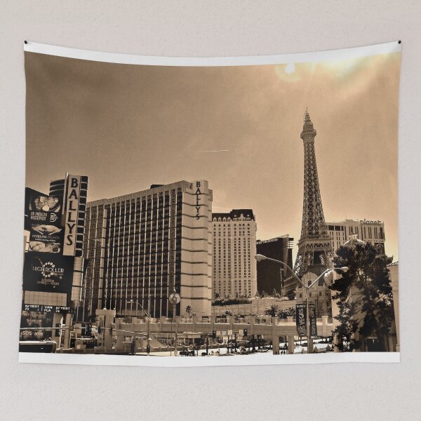Item preview, Eiffel Tower Paris and Ballys Hotel Las Vegas America designed and sold by AndyEvansPhotos.