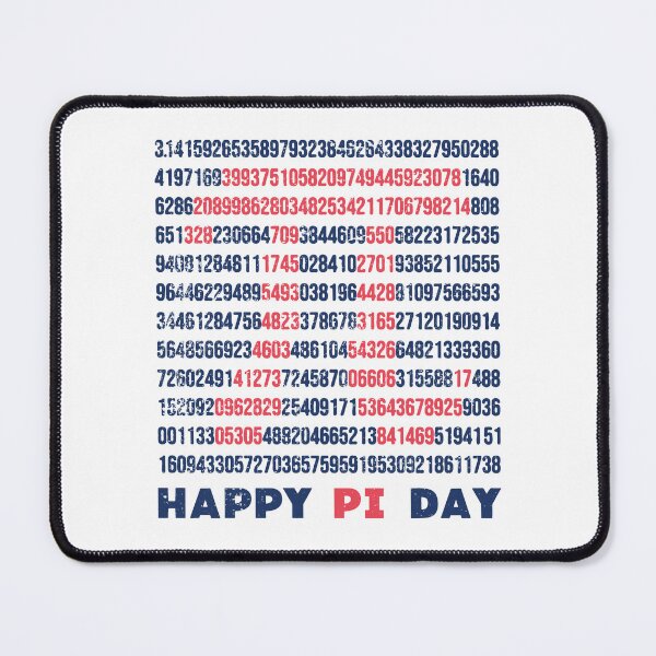 Item preview, 3.14 Math Pi Digits Creative Square Shaped Design for 14 March for Mathematics Teacher designed and sold by venomousvector.