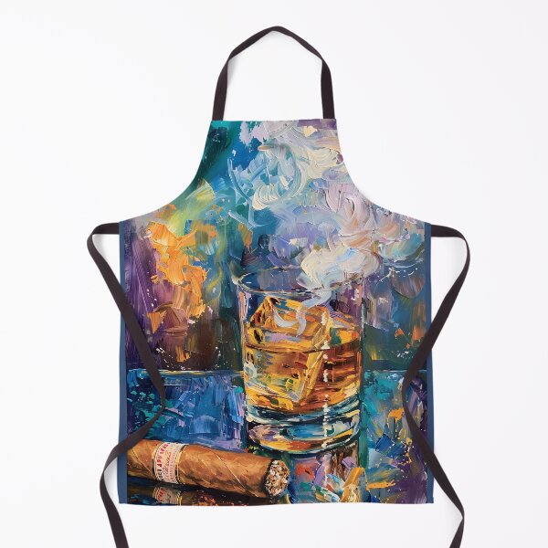 Item preview, Ephemeral Echoes- A Cubist-Fauvist-Impressionist Symphony of Whiskey, Cigar, and Smoke designed and sold by OlfactoART Studio.