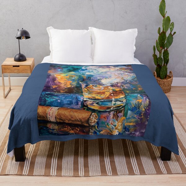 Item preview, Ephemeral Echoes- A Cubist-Fauvist-Impressionist Symphony of Whiskey, Cigar, and Smoke designed and sold by OlfactoART Studio.