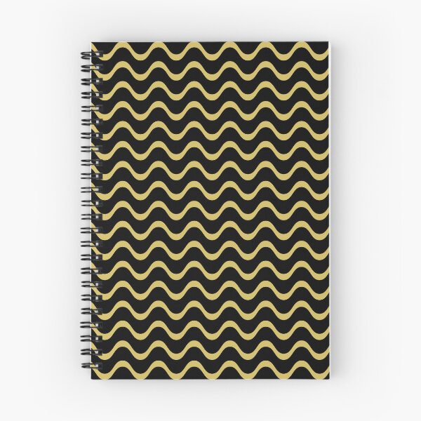 Item preview, Black and Gold Wavy Pattern designed and sold by Jeallan Designs.