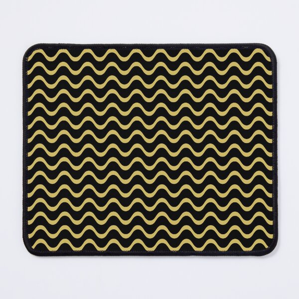 Item preview, Black and Gold Wavy Pattern designed and sold by Jeallan Designs.