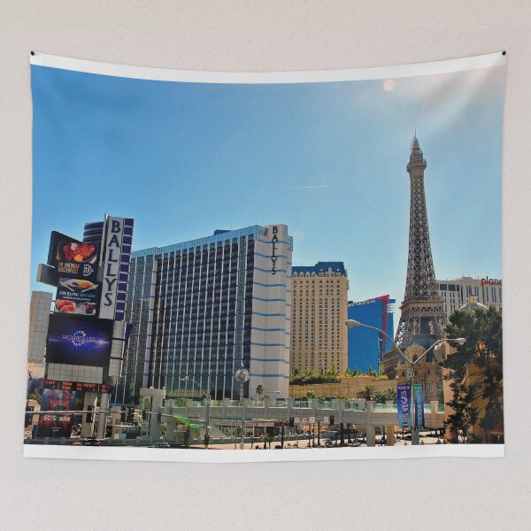 Item preview, Eiffel Tower Paris and Ballys Hotel Las Vegas America designed and sold by AndyEvansPhotos.