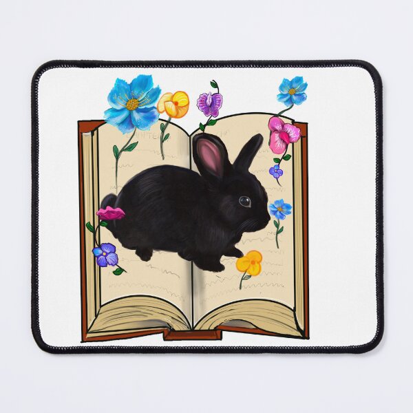Item preview, Bookish Bookworm Reading Books - Bunny rabbit Book lover designed and sold by Artonmytee.