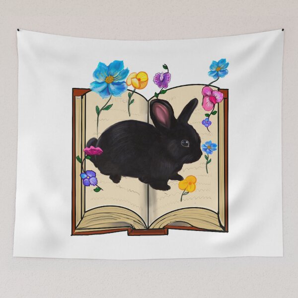 Item preview, Bookish Bookworm Reading Books - Bunny rabbit Book lover designed and sold by Artonmytee.