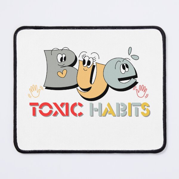 Item preview, Bye toxic habits t-shirt designed and sold by AppleMe.
