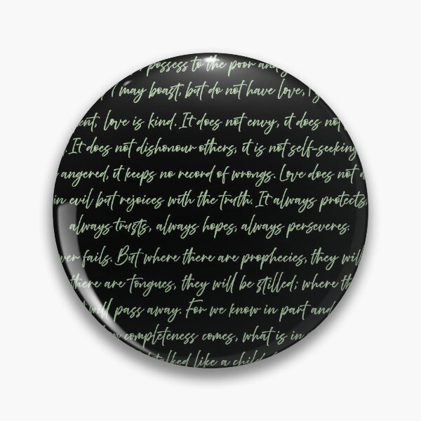 Item preview, 1 Corinthians 13 v.8 designed and sold by x1brett.