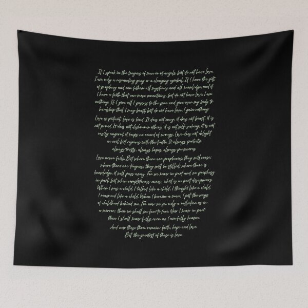 Item preview, 1 Corinthians 13 v.8 designed and sold by x1brett.