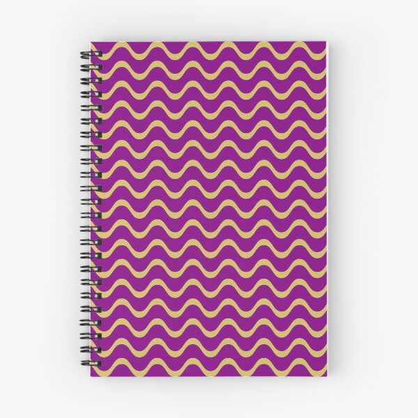 Item preview, Purple and Gold Wavy Pattern designed and sold by Jeallan Designs.