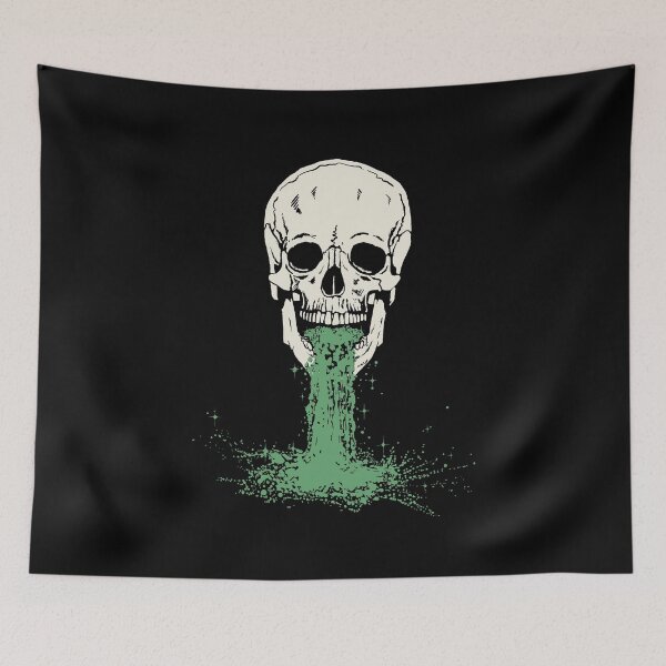 Item preview, Glitter Puking Skull designed and sold by Paul Götze.