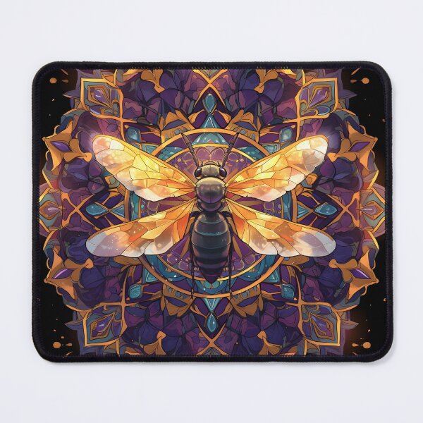 Item preview, Mandala with a wasp designed and sold by HappyStickBike.