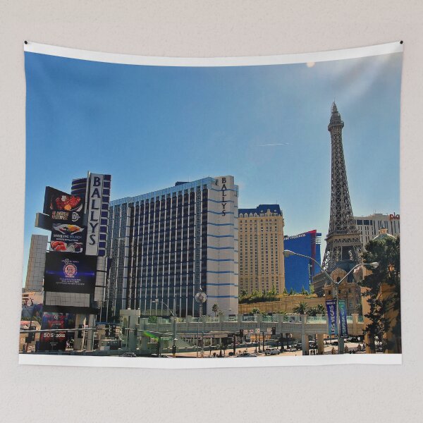 Item preview, Eiffel Tower Paris and Ballys Hotel Las Vegas America designed and sold by AndyEvansPhotos.