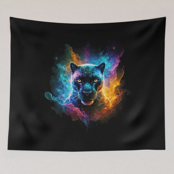 Item preview, Cosmic Colorful Black Panther designed and sold by M R Design.