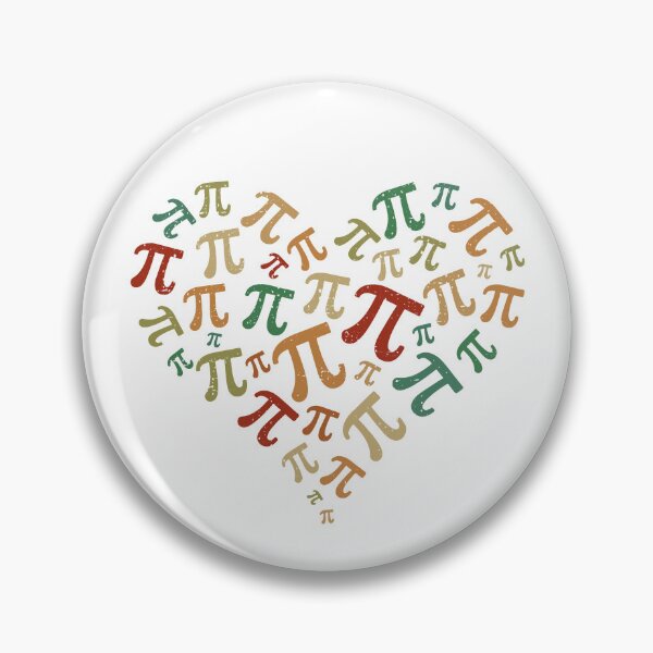 Item preview, Pi Heart Happy Pi Day Mathematics Distressed Vintage Design designed and sold by venomousvector.
