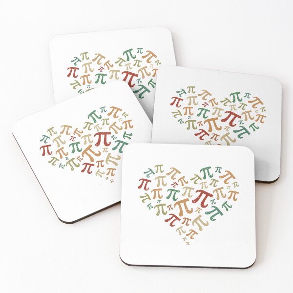 Item preview, Pi Heart Happy Pi Day Mathematics Distressed Vintage Design designed and sold by venomousvector.