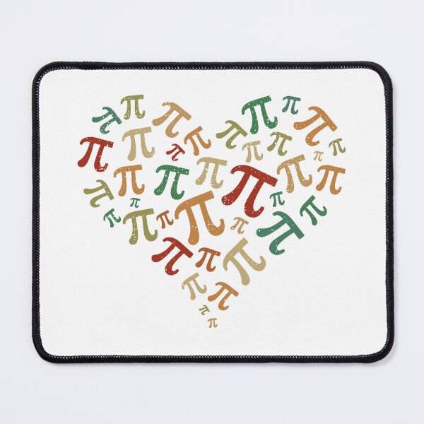 Item preview, Pi Heart Happy Pi Day Mathematics Distressed Vintage Design designed and sold by venomousvector.