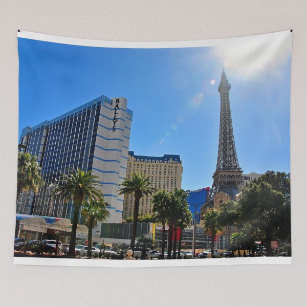 Item preview, Eiffel Tower Paris and Ballys Hotel Las Vegas America designed and sold by AndyEvansPhotos.