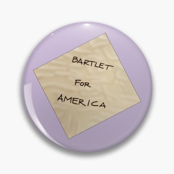 Item preview, The West Wing Bartlet for America Napkin designed and sold by baranskini.
