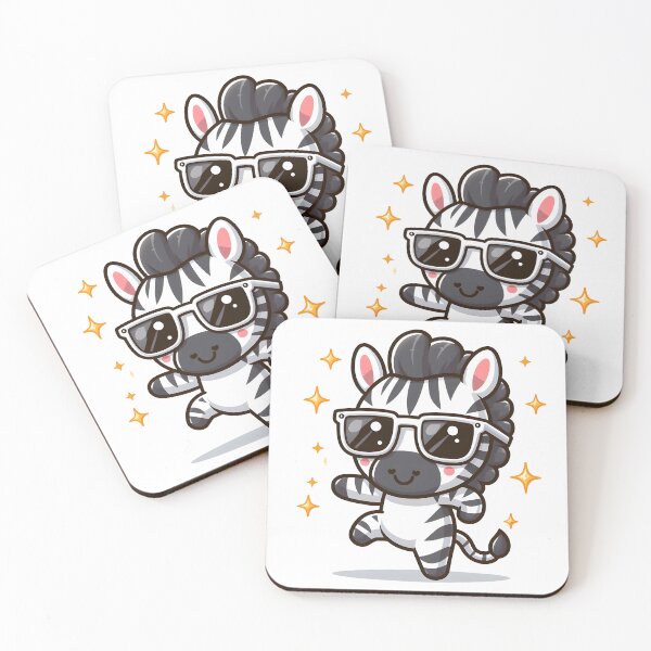 Item preview, Kawaii Zebra: A Pair Of Sunglasses designed and sold by CanvasCutie.