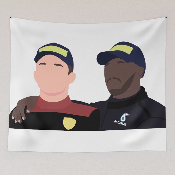 Item preview, Lewis Hamilton - Charles Leclerc sticker designed and sold by designbyadrianc.