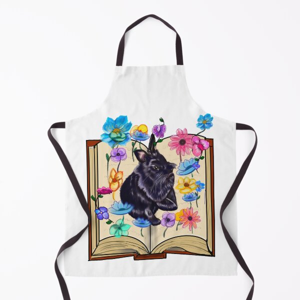 Item preview, Bookish bookworm reading bunny rabbit - Book lover with flowers designed and sold by Artonmytee.