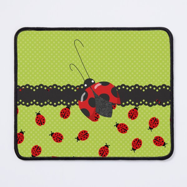 Item preview, Ladybug Delight Limegreen designed and sold by purplesensation.
