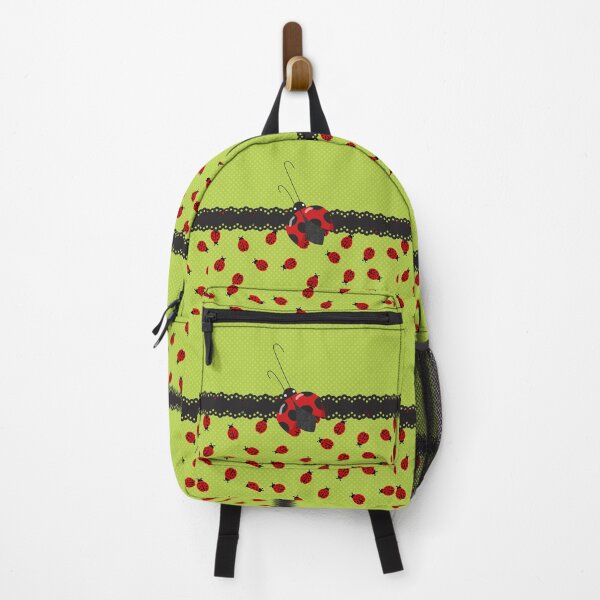 Item preview, Ladybug Delight Limegreen designed and sold by purplesensation.