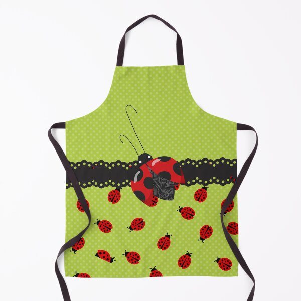 Item preview, Ladybug Delight Limegreen designed and sold by purplesensation.