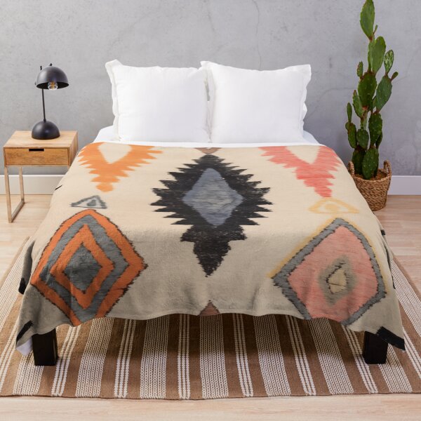Item preview, Moroccan Berber Rug Design No.50 - Multicolor, Ivory White designed and sold by Zoltan Ratko.