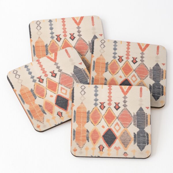 Item preview, Moroccan Berber Rug Design No.51 - Multicolor, Ivory White designed and sold by Zoltan Ratko.