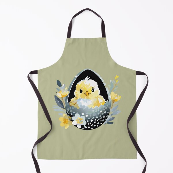 Item preview, cracked easter egg with a fluffy baby chick designed and sold by Firas Aljazzar.