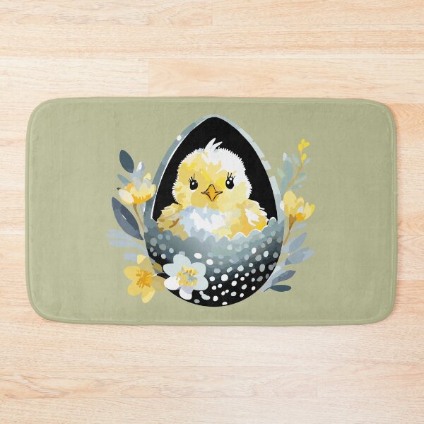 Item preview, cracked easter egg with a fluffy baby chick designed and sold by Firas Aljazzar.