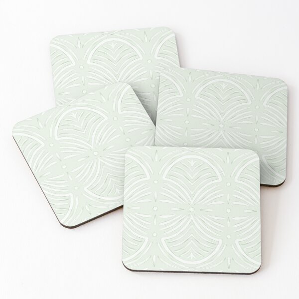 Item preview, Mint Green Art Deco Elegant Pattern designed and sold by Eng-Sun.