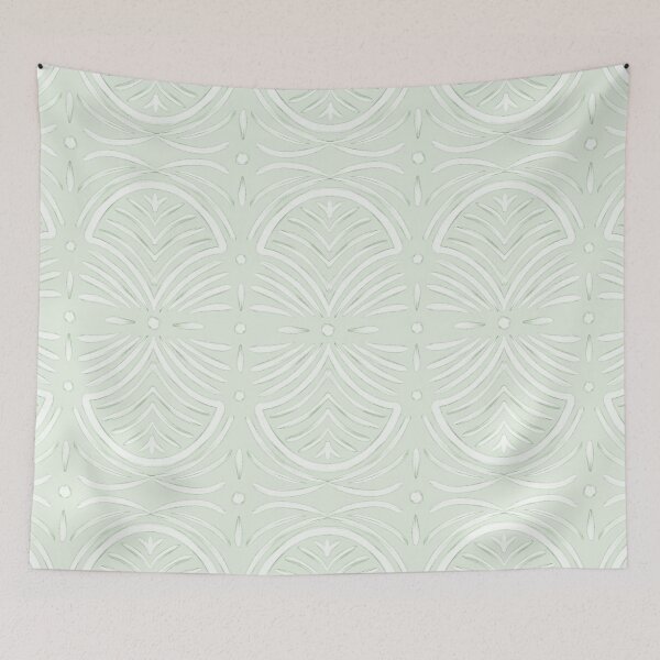 Item preview, Mint Green Art Deco Elegant Pattern designed and sold by Eng-Sun.