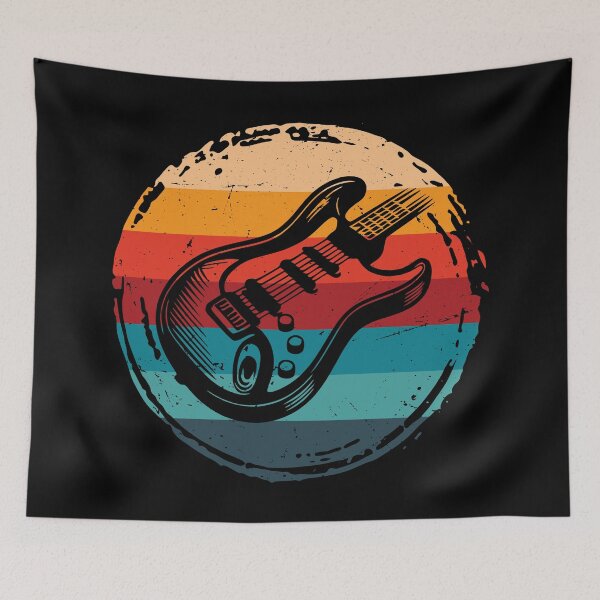 Item preview, Guitar, Retro Circle designed and sold by PaulSDesign.