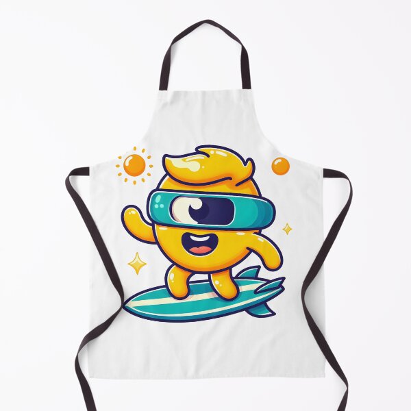 Item preview, Kawaii Sunny Cyclops With A Surfboard designed and sold by CanvasCutie.