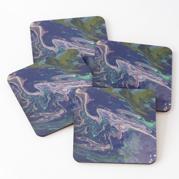 Item preview, Deep Ocean | Acrylic Pour Painting designed and sold by Inked Notebook.
