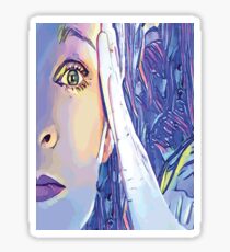 WOMAN SOLDIER Pop Art Sticker