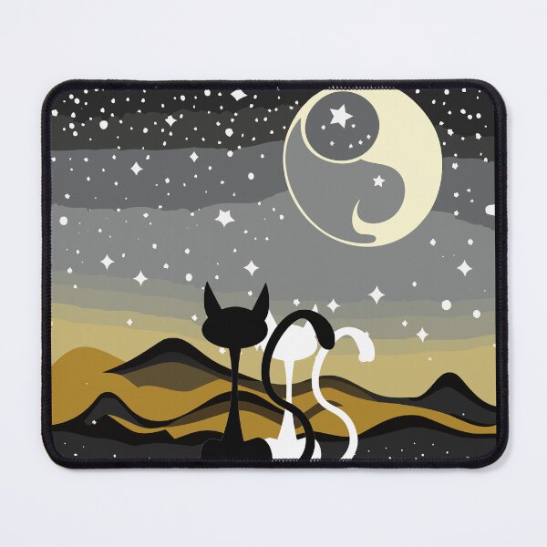 Item preview, Romantic Cosmic Cats designed and sold by ByBudu.