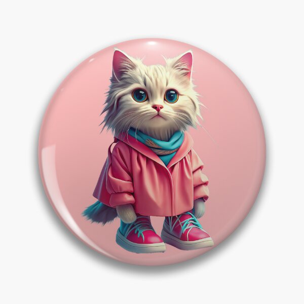 Item preview, Cool cat - I love pink designed and sold by Morbaklava.